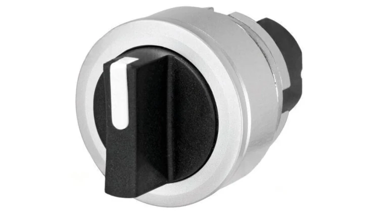 Przełącznik obrotowy 30mm Poz.stab 1 czarny brak IP65 46 46-2844.4EV0.005