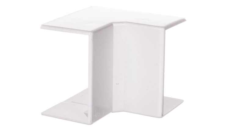 Narożnik do kanałów kablowych wewnętrzny AI 40x25 biały /2szt/ ECAI4025B