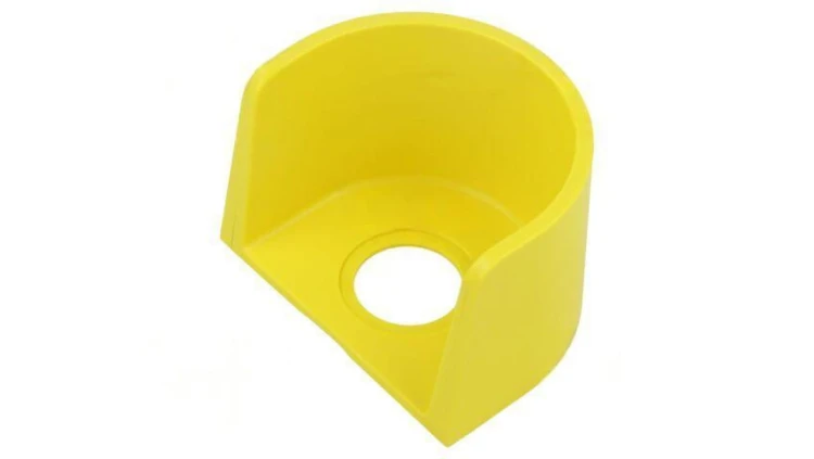 Kołnierz ochronny 45 22x39,2x74,8mm plastik Korpus żółty 45-549.1400