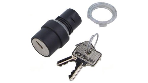 Przełącznik obrotowy z kluczem 22mm Poz.stab 2 brak IP65 46-290J.1000.7P8