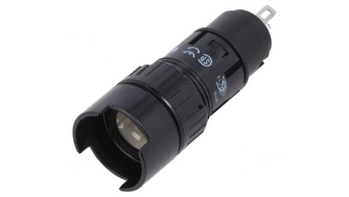 Korpus 16mm 61 Ø16,3mm IP65 plastik Wym.czoła Ø18mm 61-0010.02