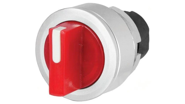 Przełącznik obrotowy 30mm Poz.stab 2 czerwony IP65 46 Poz 2 46-2W28.4CE0.001