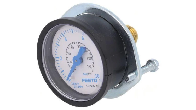Manometr 0-10bar zewnętrzny 40mm IP43 G 1/4 ABS Klasa 2,5 159596