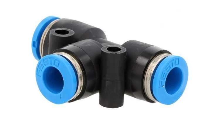 Złączka wtykowa prosta,rozgałęźna T -0,95-6bar PBT QS 153129