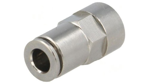 Złączka wtykowa prosta -0,95-20bar mosiądz niklowany 0-150C 578353