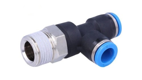Złączka wtykowa prosta,rozgałęźna T -0,95-6bar PBT QS 8mm 153122