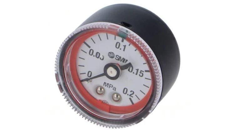 Manometr 0-0,2MPa stal Gwint R 1/8 zewnętrzny 42,5mm G46-2-01-L