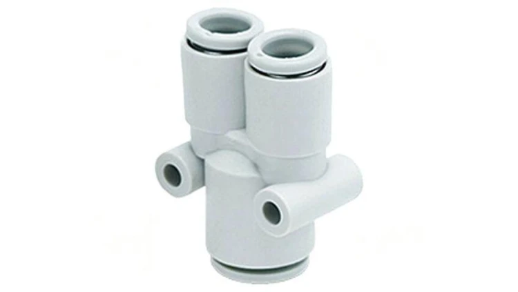 Trójnik wtykowa -1-10bar polipropylen -5-60C KQ2U10-00A