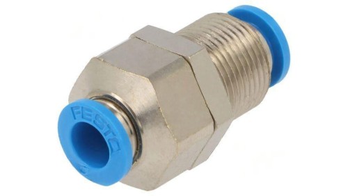 Złączka wtykowa gwintowana,prosta -0,95-6bar Gwint M14 193951