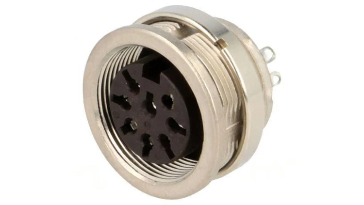 Złącze M16 gniazdo żeńskie -PIN 8 5A 100V C091D C09131N0081002U