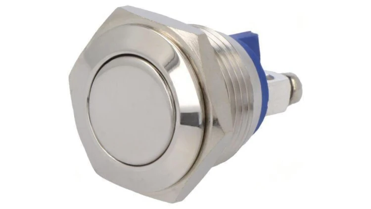 Przełącznik wandaloodporny Poz: 2 SPST 2A/48VDC IP65 OFF-(ON) MP0042/1