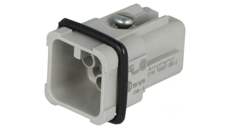 Złącze HDC wkładka stykowa męskie 16A 400V -PIN 8 7+PE C14610A0070002