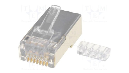 Złącze RJ45 wtyk 44915 PIN 8 Kat 6 ekranowane złocony 8p8c 44915-0011