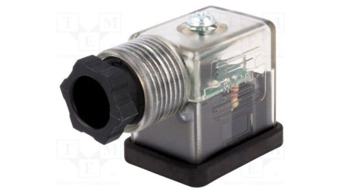 Złącze zaworowe wtyk format B 11mm żeńskie PIN 3 24V mPm 1210640097