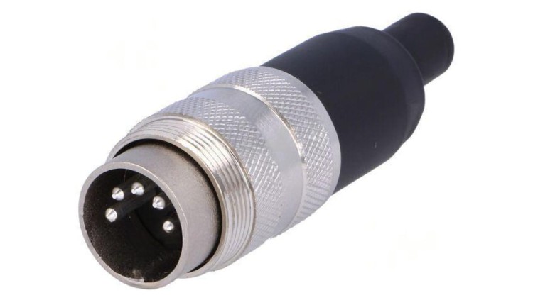 Złącze M16 wtyk męskie -PIN 5 5A 100V C091A T3360010U