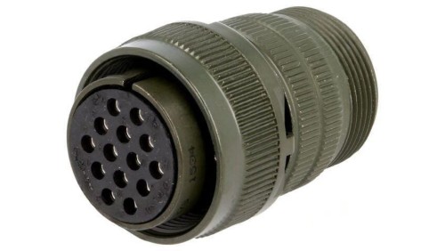 Złącze okrągłe wtyk na przewód -PIN 14 żeńskie 13A DS3106A 20-27S