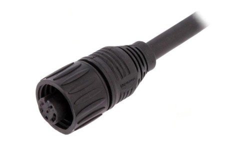 Złącze okrągłe wtyk -PIN 7 żeńskie przewody ecomate m 6+PE CA0161B02603012