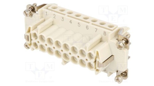 Złącze HDC wkładka stykowa żeńskie GWconnect PIN 16 16A 500V 93601-0263