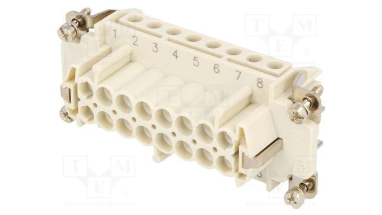 Złącze HDC wkładka stykowa żeńskie GWconnect PIN 16 16A 500V 93601-0263
