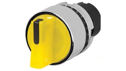 Przełącznik obrotowy 22mm Poz.stab 1 żółty IP65 wystający 46-2W44.3CZ0.001