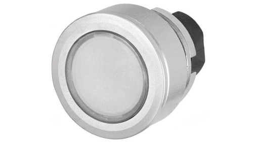 Przełącznik przyciskany 30mm Poz.stab 2 biały IP65 46 Poz 2 46-2234.4FK0.000