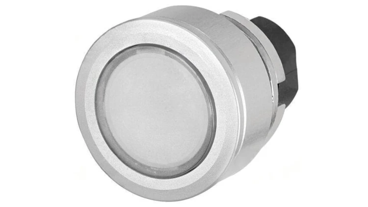 Przełącznik przyciskany 30mm Poz.stab 2 biały IP65 46 Poz 2 46-2234.4FK0.000