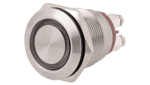 Przełącznik wandaloodporny Poz: 2 SPST-NO 0,05A/24VDC IP66 MPI002/TE/RD/24