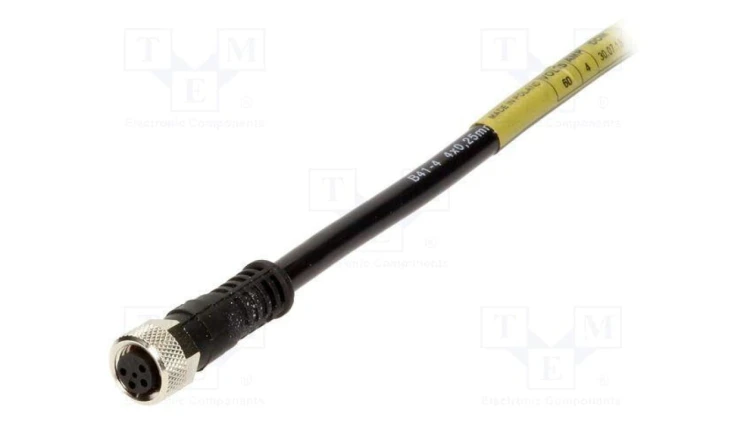 Złącze M8 żeńskie PIN 4 3A 30V IP67 Nano-Change proste wtyk 1200868661