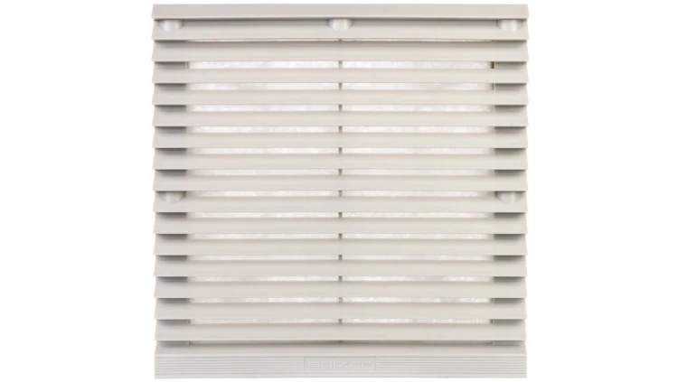 Kratka plastikowa z filtrem dla wentylatorów 172x150mm RAL7035 ZL-804 RAL7035