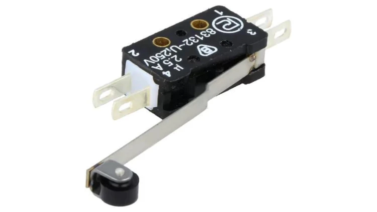 Mikroprzełącznik SNAP ACTION ON-(ON), 2,5A/250VAC 0,3A/220VDC 83 132 S54 ER34.4