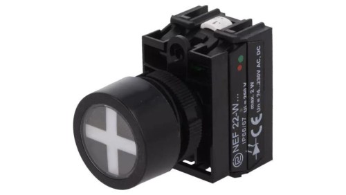 Wskaźnik położenia, czerwony/zielony, Ø22,5mm, 22mm, IP66, NEF22 NEF22-WPCZ