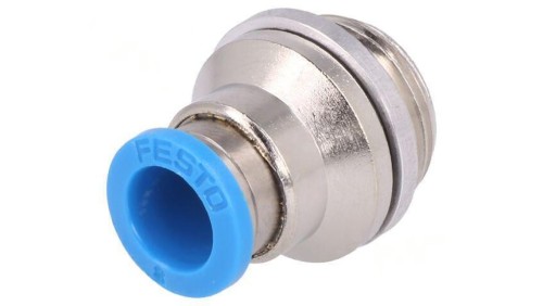 Złączka wtykowa gwintowana,prosta -0,95-6bar Gwint G 3/8 186111