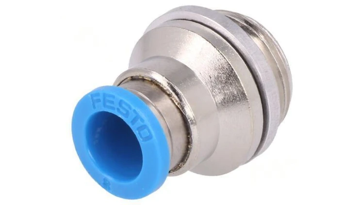 Złączka wtykowa gwintowana,prosta -0,95-6bar Gwint G 3/8 186111