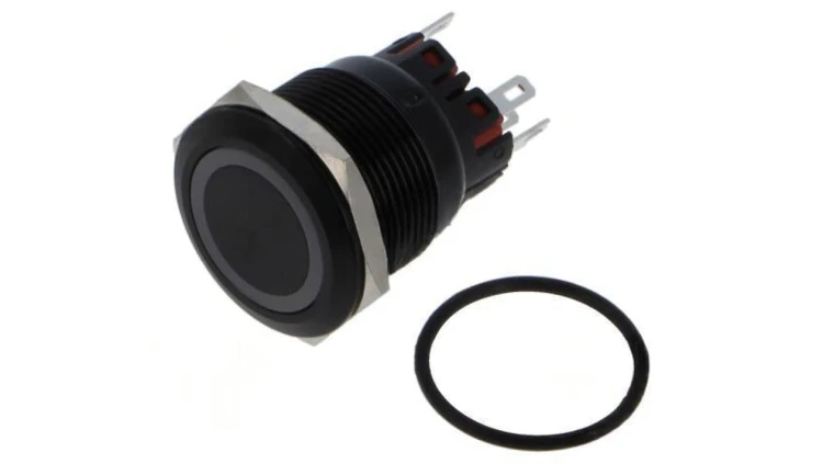 Przełącznik wandaloodporny Poz: 2 SPDT 5A/250VAC IP65 ON-ON MP22SLRINRG024A5