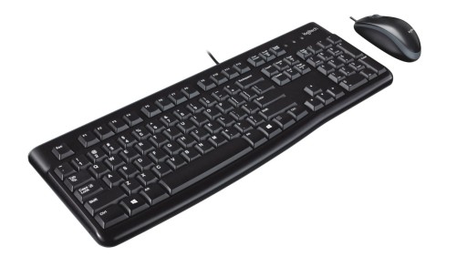 Zestaw klawiatura + mysz Logitech MK120 920-002562 (membranowa USB 2.0 (US) kolor czarny optyczna 1000 DPI)