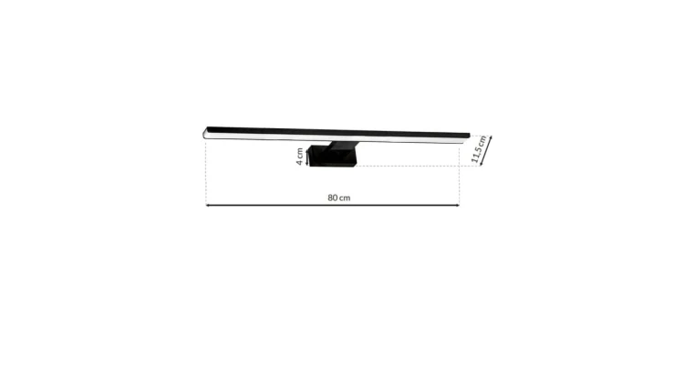 Kinkiet ścienny GLORII czarny z wiszącym abażurem, gwint E27 6639 TK Lighting