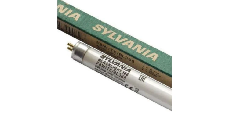 Świetlówka liniowa G5 F8W T5 BL368 Blacklight UVA 0000089