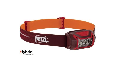 Latarka czołowa, czołówka Petzl Actik Core czerwona E065AB02
