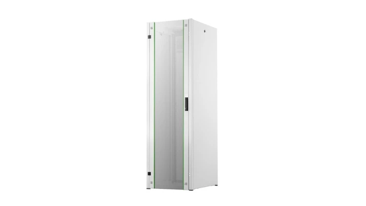 Szafa teleinformatyczna rack 19 cali Hyper Pro 42U 600x800, drzwi szklane, kolor szary Digitus Professional DN-51008