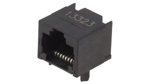 Gniazdo RJ45 8-PIN Układ 8p8c Blokowanie zatrzask u dołu 1-1705951-1