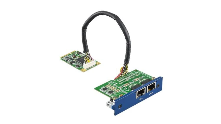 Moduł iDoor: 2-portowy Gigabit Ethernet, Intel I350, mPCIe, RJ45 PCM-24R2GL-AE