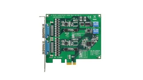 2-portowa RS-232/422/485 PCIe Karta komunikacyjna z zabezpieczeniem przeciwprzepięciowym PCIE-1602B-AE