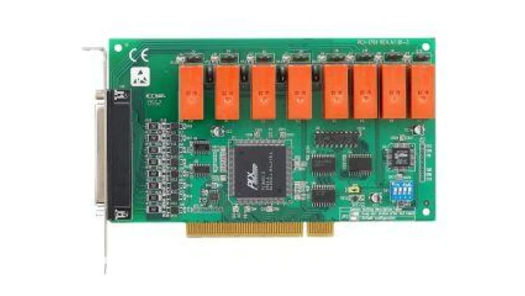 8-kanałowy Karta PCI z przekaźnikiem i 8-kanałowe izolowane wejścia cyfrowe PCI-1761-BE