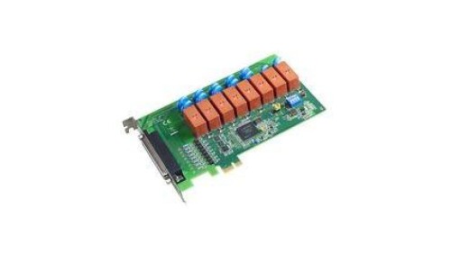 8-kanałowy Karta PCIe z przekaźnikiem i 8-kanałów izolowanych wejść cyfrowych PCIE-1761H-AE