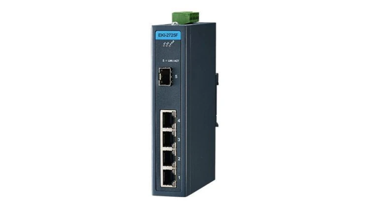 4 GE+1 SFP Przemysłowy niezarządzalny Switch EKI-2725F-AE