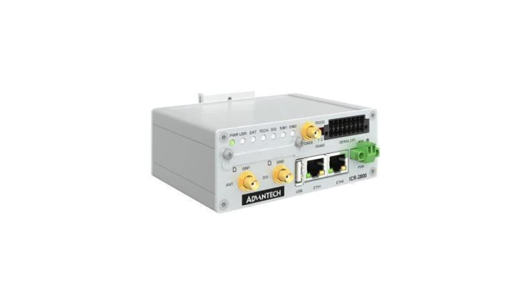 Przemysłowy router 4G i brama IoT dla regionu EMEA GNSS UK zasilacz ICR-2834GA02