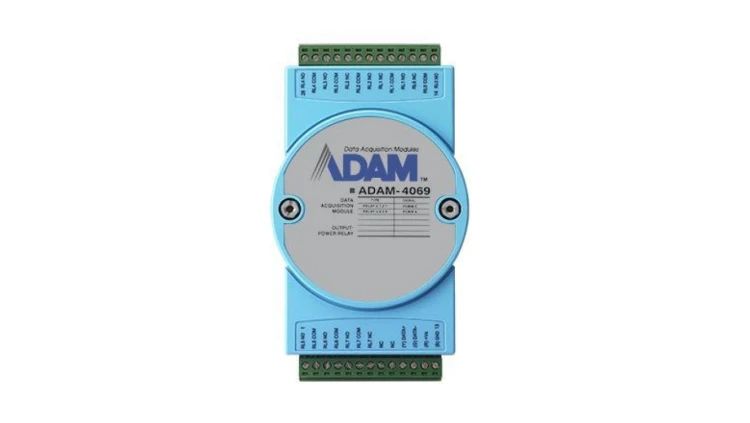 Moduł 8-kanałowych wyjść przekaźnikowych mocy z magistralą Modbus ADAM-4069-B