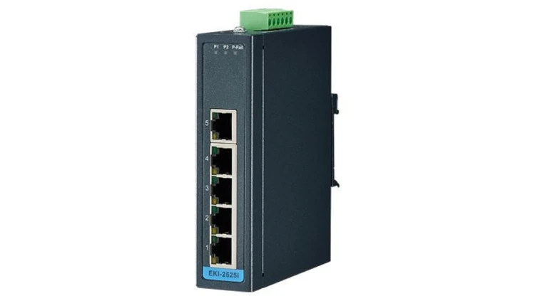 5-port niezarządzalny Switch Fast Ethernet o szerokim zakresie temperatur EKI-2525I-BE