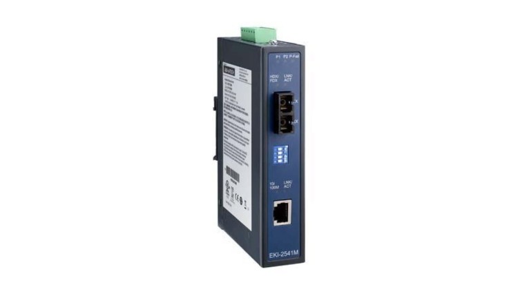 Fast Ethernet media konwerter 1TX RJ45+1FX wielomodowy SC EKI-2541M-BE