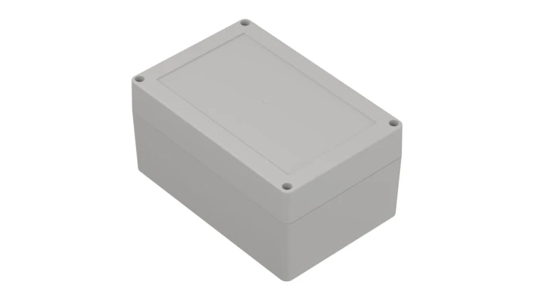 ZP180.120.90 SET1 PC - Obudowa plastikowa ZP180.120.90 set1 jasna z tulejkami mosiężnymi PC
